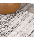SILK ORCHID Area Rug Tidal Modern Strie' Ivory/Black 3 ft. x 5 ft. Area Rug