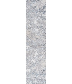 Jonathany Silk Orchid SOR203B Gray/Blue Area Rug 2 ft. X 8 ft. Runner