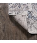 SILK ORCHID Area Rug Swirl Marbled Abstract Gray/Blue 4 ft. x 6 ft. Area Rug