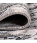 SILK ORCHID Area Rug Swirl Marbled Abstract Gray/Blue 4 ft. x 6 ft. Area Rug