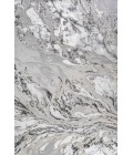 SILK ORCHID Area Rug Swirl Marbled Abstract Gray/Black 5 ft. x 8 ft. Area Rug
