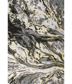 Jonathany Silk Orchid SOR203D Black/Yellow Area Rug 7 ft. 8 in. X 10 ft. Rectangle