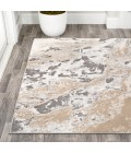 Swirl Marbled Abstract Beige/Ivory 5 ft. x 8 ft. Area Rug