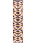 Konya Diamond Kilim Geometric Yellow/Red/Blue 2 ft. x 8 ft. Runner Rug