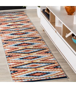 Jonathany South Western SWC101A Yellow/Red/Blue Area Rug 2 ft. X 8 ft. Runner Jonathany South Western SWC101A Yellow/Red/Blue Area Rug 2 ft. X 8 ft. Runner