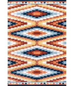 Jonathany South Western SWC101A Yellow/Red/Blue Area Rug 7 ft. 9 in. X 10 ft. Rectangle
