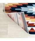 SOUTH WESTERN Area Rug Konya Diamond Kilim Geometric Yellow/Red/Blue 3 ft. x 5 ft. Area Rug