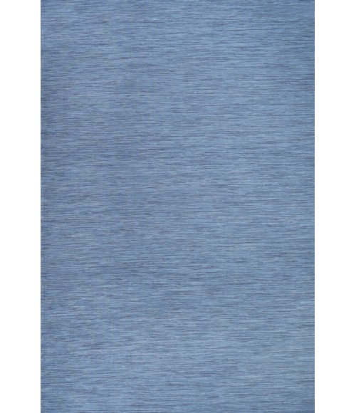 TUSCAN SUN COLLECTION Area Rug Ethan Modern Flatweave Solid Blue 9 ft. x 12 ft. Indoor/Outdoor Area Rug