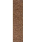 Ethan Modern Flatweave Solid Brown 2 ft. x 8 ft. Indoor/Outdoor Runner Rug