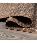 TUSCAN SUN COLLECTION Area Rug Ethan Modern Flatweave Solid Brown 6' Square Indoor/Outdoor Area Rug