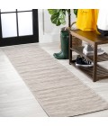 TUSCAN SUN COLLECTION Area Rug Ethan Modern Flatweave Solid Light Gray 2 ft. x 8 ft. Indoor/Outdoor Runner Rug