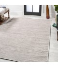 TUSCAN SUN COLLECTION Area Rug Ethan Modern Flatweave Solid Light Gray 9 ft. x 12 ft. Indoor/Outdoor Area Rug