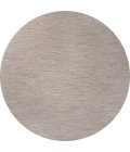 TUSCAN SUN COLLECTION Area Rug Ethan Modern Flatweave Solid Light Gray 6' Round Indoor/Outdoor Area Rug