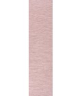 TUSCAN SUN COLLECTION Area Rug Ethan Modern Flatweave Solid Pink 2 ft. x 8 ft. Indoor/Outdoor Runner Rug