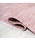 TUSCAN SUN COLLECTION Area Rug Ethan Modern Flatweave Solid Pink 6' Square Indoor/Outdoor Area Rug