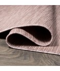 TUSCAN SUN COLLECTION Area Rug Ethan Modern Flatweave Solid Pink 6' Square Indoor/Outdoor Area Rug