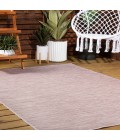 TUSCAN SUN COLLECTION Area Rug Ethan Modern Flatweave Solid Pink 9 ft. x 12 ft. Indoor/Outdoor Area Rug