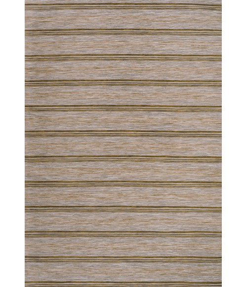 TUSCAN SUN COLLECTION Area Rug Bo Modern Farmhouse Wide Stripe Brown/Natural 3 ft. x 5 ft. Indoor/Outdoor Area Rug