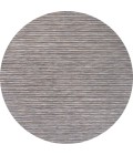 TUSCAN SUN COLLECTION Area Rug Finn Modern Farmhouse Pinstripe Dark Gray/Blue 6' Round Indoor/Outdoor Area Rug