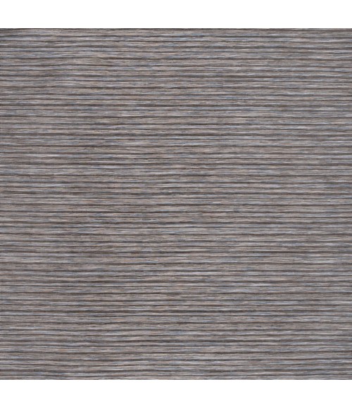 TUSCAN SUN COLLECTION Area Rug Finn Modern Farmhouse Pinstripe Dark Gray/Blue 6' Square Indoor/Outdoor Area Rug