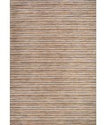 TUSCAN SUN COLLECTION Area Rug Finn Modern Farmhouse Pinstripe Brown/Natural 5 ft. x 8 ft. Indoor/Outdoor Area Rug