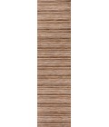 TUSCAN SUN COLLECTION Area Rug Finn Modern Farmhouse Pinstripe Natural/Brown 2 ft. x 8 ft. Indoor/Outdoor Runner Rug