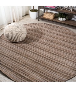 Jonathany Tuscan Sun Collection TSN103A Natural/Brown Area Rug 6 ft. 7 in. X 6 ft. 7 in. Round