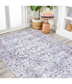 Jonathany Wsh102A WSH102A Gray/Purple Area Rug 7 ft. 10 in. X 10 ft. Rectangle
