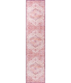 Jonathany Wsh103A WSH103A Red/Orange/Cream Area Rug 2 ft. X 8 ft. Rectangle