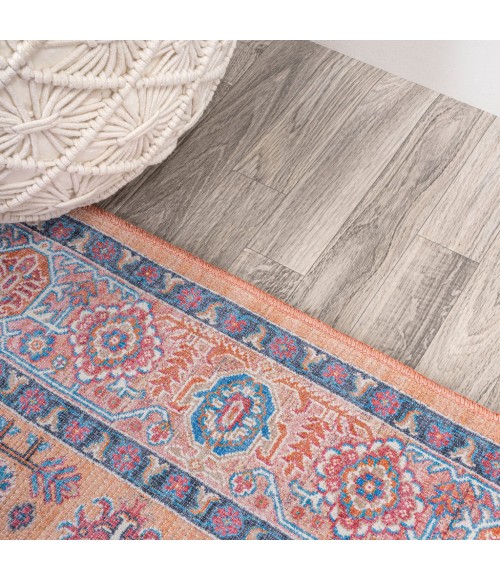 WSH104A Area Rug Kemer All-Over Persian Washable Multi 4 ft. x 6 ft. Area Rug