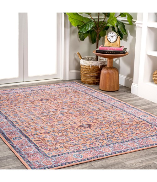 WSH104A Area Rug Kemer All-Over Persian Washable Multi 4 ft. x 6 ft. Area Rug