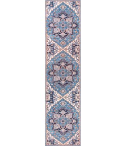 Jonathany Wsh105B WSH105B Blue/Beige Area Rug 2 ft. X 8 ft. Rectangle