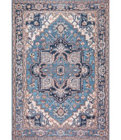 Jonathany Wsh105B WSH105B Blue/Beige Area Rug 7 ft. 10 in. X 10 ft. Rectangle