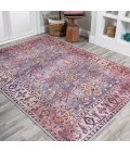 WSH106A Area Rug Victoria Ornate Persian All-Over Washable Brown/Gray 4 ft. x 6 ft. Area Rug