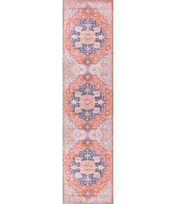 Jonathany Wsh109A WSH109A Orange/Cream Area Rug 2 ft. X 8 ft. Rectangle