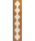 WSH110A Area Rug Chayton Minimalist Geometric Machine-Washable Terracotta/Cream 2 ft. x 8 ft. Runner Rug