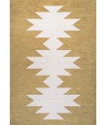 WSH110B Area Rug Chayton Minimalist Geometric Machine-Washable Moss/Cream 9 ft. x 12 ft. Area Rug