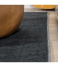 WSH111A Area Rug Adriel Geometric Tribal Medallion Machine-Washable Black/Cream 3 ft. x 5 ft. Area Rug