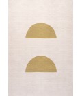 WSH112A Area Rug Luola Minimalist Geometric Machine-Washable Cream/Moss 3 ft. x 5 ft. Area Rug