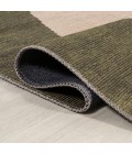 WSH113B Area Rug Cirkel Minimalist Geometric Dot Machine-Washable Green/Cream 2 ft. x 8 ft. Runner Rug