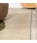 WSH113C Area Rug Cirkel Minimalist Geometric Dot Machine-Washable Cream/Green 8 ft. x 10 ft. Area Rug