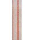WSH116A Area Rug Raita Modern Distressed Stripe Machine-Washable Ivory/Peach 2 ft. x 8 ft. Runner Rug