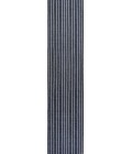 WSH119A Area Rug Rand Distressed Ticking Stripe Machine-Washable Navy/Gray 2 ft. x 8 ft. Runner Rug