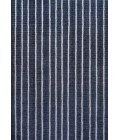 WSH119A Area Rug Rand Distressed Ticking Stripe Machine-Washable Navy/Gray 5 ft. x 8 ft. Area Rug