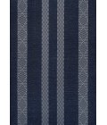 WSH120A Area Rug Nautisk Trellis Stripe Machine-Washable Navy/Gray 9 ft. x 12 ft. Area Rug