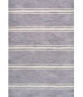 WSH121A Area Rug Bande Distressed Ticking Stripe Machine-Washable Lavender/Ivory 8 ft. x 10 ft. Area Rug