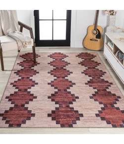 Jonathany Wsh123A WSH123A Red/Ivory Area Rug 8 ft. 10 in. X 12 ft. Rectangle