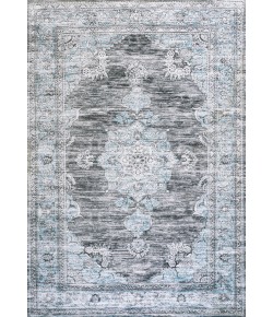 Jonathany Washable WSH201D Dark Gray/Blue Area Rug 2 ft. 11 in. X 5 ft. Rectangle