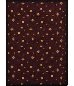 Joy Carpets Any Day Matinee Burgundy Milky Way 7ft.8in. x 10ft.9in. Rect. Rug