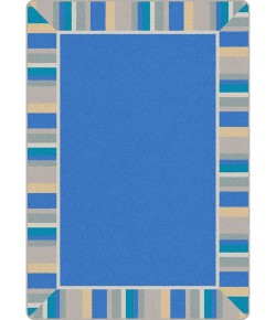 Joy Carpets Kid Essentials Light Blue Off the Cuff 10ft.9in. x 13ft.2in. Rect. Rug